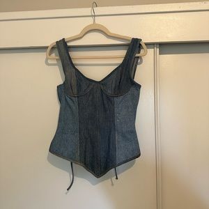 EBDenim Corset Lace Up Top! Size Small